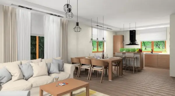 Jak urządzić salon z kuchnią - 5 praktycznych pomysłów na aranżację